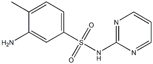 3-amino-4-methyl-N-(pyrimidin-2-yl)benzene-1-sulfonamide 结构式