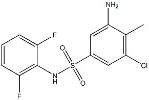 3-amino-5-chloro-N-(2,6-difluorophenyl)-4-methylbenzene-1-sulfonamide