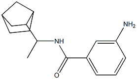 3-amino-N-(1-{bicyclo[2.2.1]heptan-2-yl}ethyl)benzamide Structure