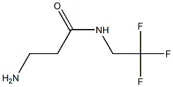 3-amino-N-(2,2,2-trifluoroethyl)propanamide Structure