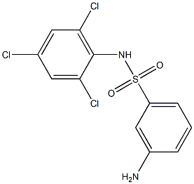 3-amino-N-(2,4,6-trichlorophenyl)benzene-1-sulfonamide