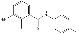 3-amino-N-(2,4-dimethylphenyl)-2-methylbenzamide 化学構造式