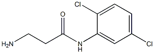 3-amino-N-(2,5-dichlorophenyl)propanamide Structure