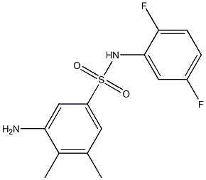 3-amino-N-(2,5-difluorophenyl)-4,5-dimethylbenzene-1-sulfonamide