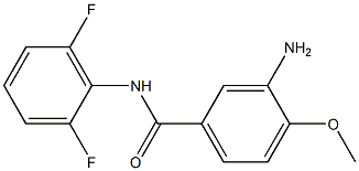 3-amino-N-(2,6-difluorophenyl)-4-methoxybenzamide 结构式