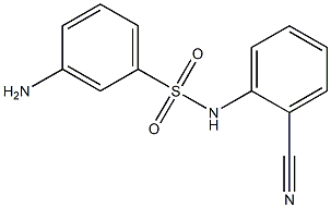 3-amino-N-(2-cyanophenyl)benzenesulfonamide