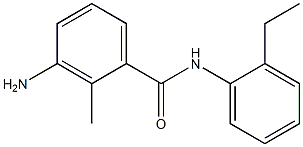 3-amino-N-(2-ethylphenyl)-2-methylbenzamide 结构式