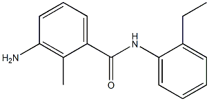 3-amino-N-(2-ethylphenyl)-2-methylbenzamide Struktur