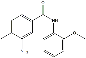 3-amino-N-(2-methoxyphenyl)-4-methylbenzamide Structure