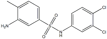 3-amino-N-(3,4-dichlorophenyl)-4-methylbenzene-1-sulfonamide Structure