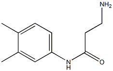 3-amino-N-(3,4-dimethylphenyl)propanamide Structure