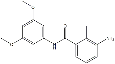 3-amino-N-(3,5-dimethoxyphenyl)-2-methylbenzamide Structure