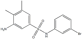 3-amino-N-(3-bromophenyl)-4,5-dimethylbenzene-1-sulfonamide