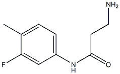 3-amino-N-(3-fluoro-4-methylphenyl)propanamide
