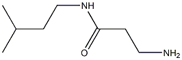 3-amino-N-(3-methylbutyl)propanamide Structure