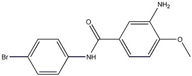 3-amino-N-(4-bromophenyl)-4-methoxybenzamide Structure