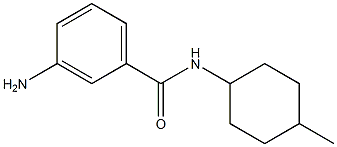 3-amino-N-(4-methylcyclohexyl)benzamide Structure