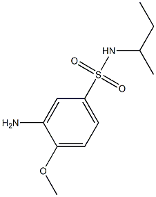 3-amino-N-(butan-2-yl)-4-methoxybenzene-1-sulfonamide