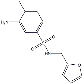 3-amino-N-(furan-2-ylmethyl)-4-methylbenzene-1-sulfonamide
