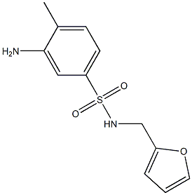 3-amino-N-(furan-2-ylmethyl)-4-methylbenzene-1-sulfonamide|