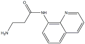 3-amino-N-(quinolin-8-yl)propanamide 结构式