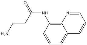 3-amino-N-(quinolin-8-yl)propanamide,,结构式