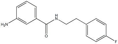 3-amino-N-[2-(4-fluorophenyl)ethyl]benzamide,,结构式