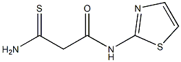 3-amino-N-1,3-thiazol-2-yl-3-thioxopropanamide Structure