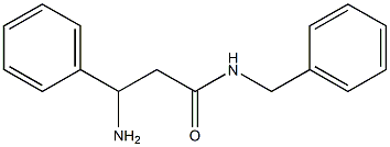 3-amino-N-benzyl-3-phenylpropanamide Structure