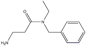 3-amino-N-benzyl-N-ethylpropanamide Struktur
