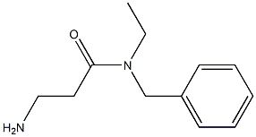 3-amino-N-benzyl-N-ethylpropanamide Structure