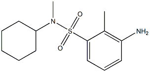 3-amino-N-cyclohexyl-N,2-dimethylbenzene-1-sulfonamide