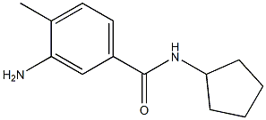 3-amino-N-cyclopentyl-4-methylbenzamide Structure