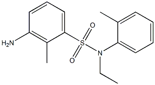  3-amino-N-ethyl-2-methyl-N-(2-methylphenyl)benzene-1-sulfonamide