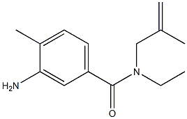 3-amino-N-ethyl-4-methyl-N-(2-methylprop-2-enyl)benzamide|