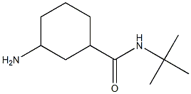 3-amino-N-tert-butylcyclohexane-1-carboxamide Struktur