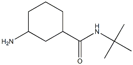 3-amino-N-tert-butylcyclohexane-1-carboxamide Structure