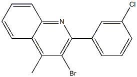 3-bromo-2-(3-chlorophenyl)-4-methylquinoline