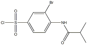 3-bromo-4-(2-methylpropanamido)benzene-1-sulfonyl chloride