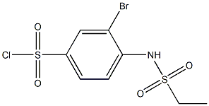 3-bromo-4-ethanesulfonamidobenzene-1-sulfonyl chloride