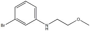 3-bromo-N-(2-methoxyethyl)aniline,,结构式