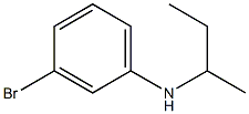 3-bromo-N-(butan-2-yl)aniline Struktur