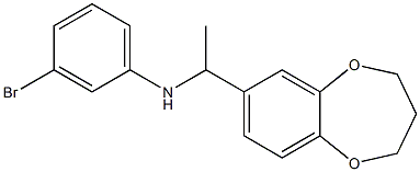 3-bromo-N-[1-(3,4-dihydro-2H-1,5-benzodioxepin-7-yl)ethyl]aniline|