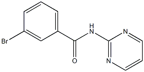 3-bromo-N-pyrimidin-2-ylbenzamide Structure