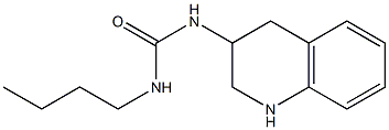 3-butyl-1-1,2,3,4-tetrahydroquinolin-3-ylurea Structure