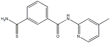 3-carbamothioyl-N-(4-methylpyridin-2-yl)benzamide