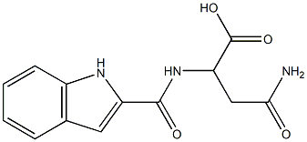 3-carbamoyl-2-(1H-indol-2-ylformamido)propanoic acid