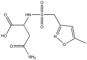 3-carbamoyl-2-{[(5-methyl-1,2-oxazol-3-yl)methane]sulfonamido}propanoic acid