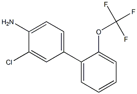 3-chloro-2'-(trifluoromethoxy)-1,1'-biphenyl-4-amine,926204-56-0,结构式