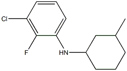 3-chloro-2-fluoro-N-(3-methylcyclohexyl)aniline Structure